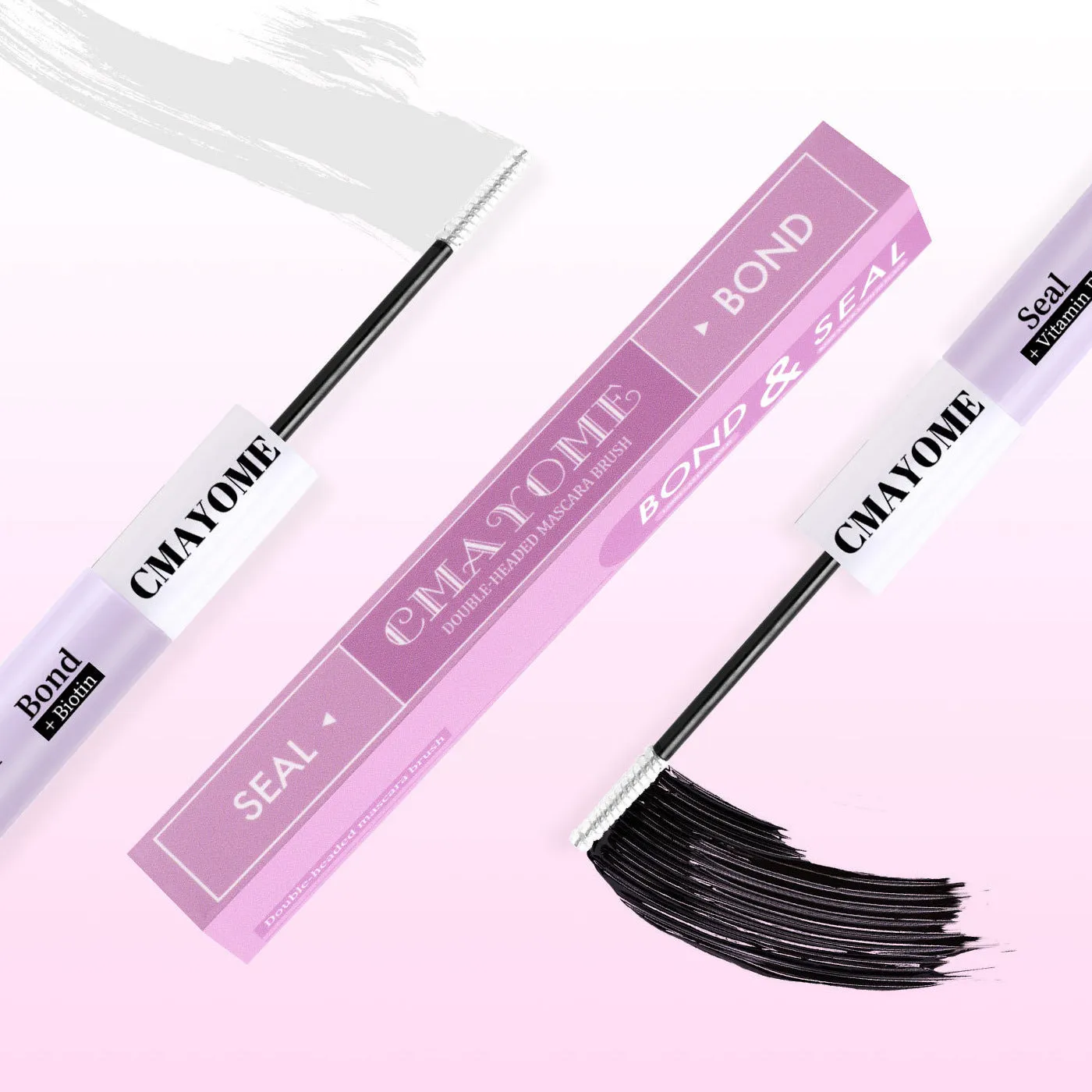 Double-headed eye lash glue waterproof quick setting split type adhesive lash extension