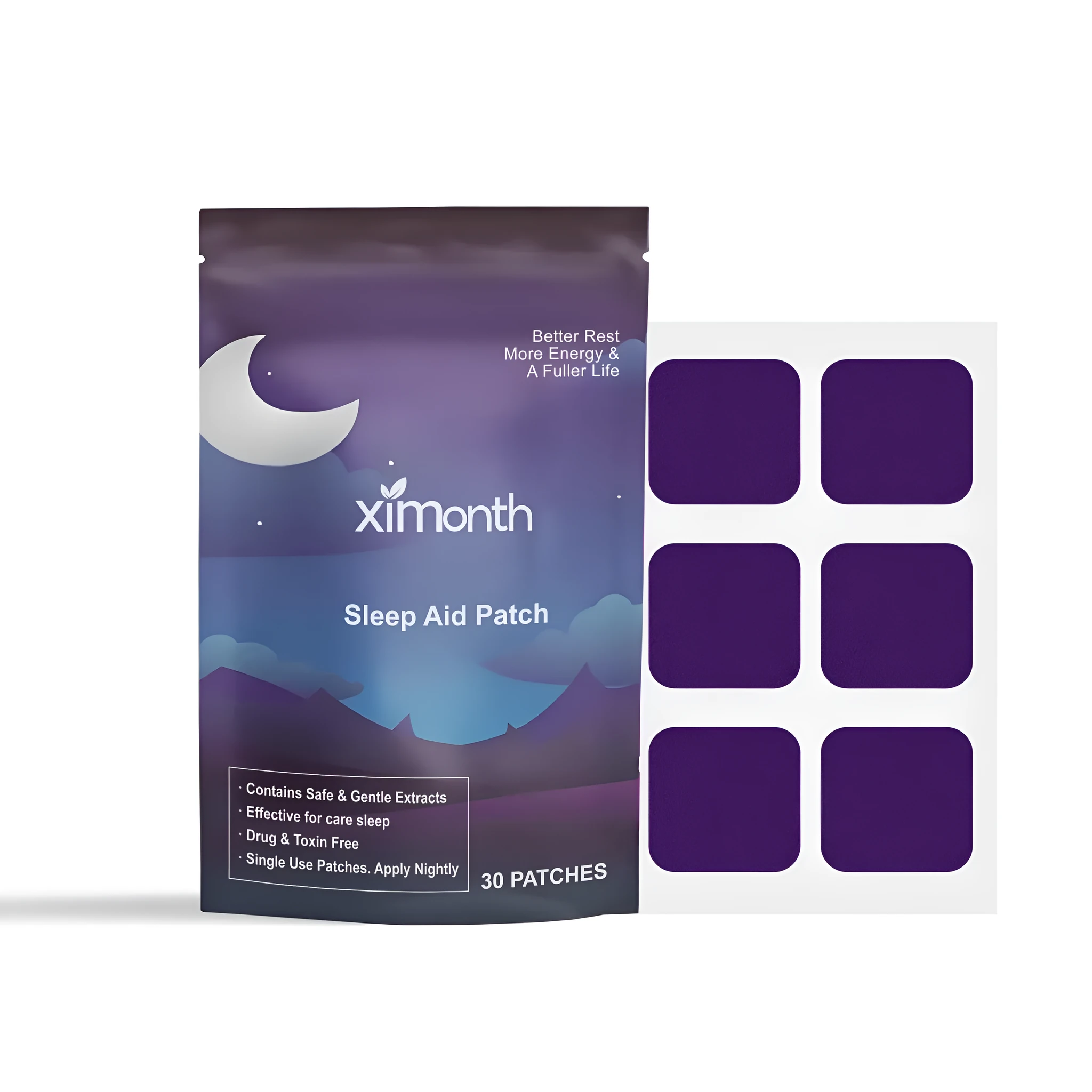 Sleep aid patch pack of 30 with lavender oil for night time use