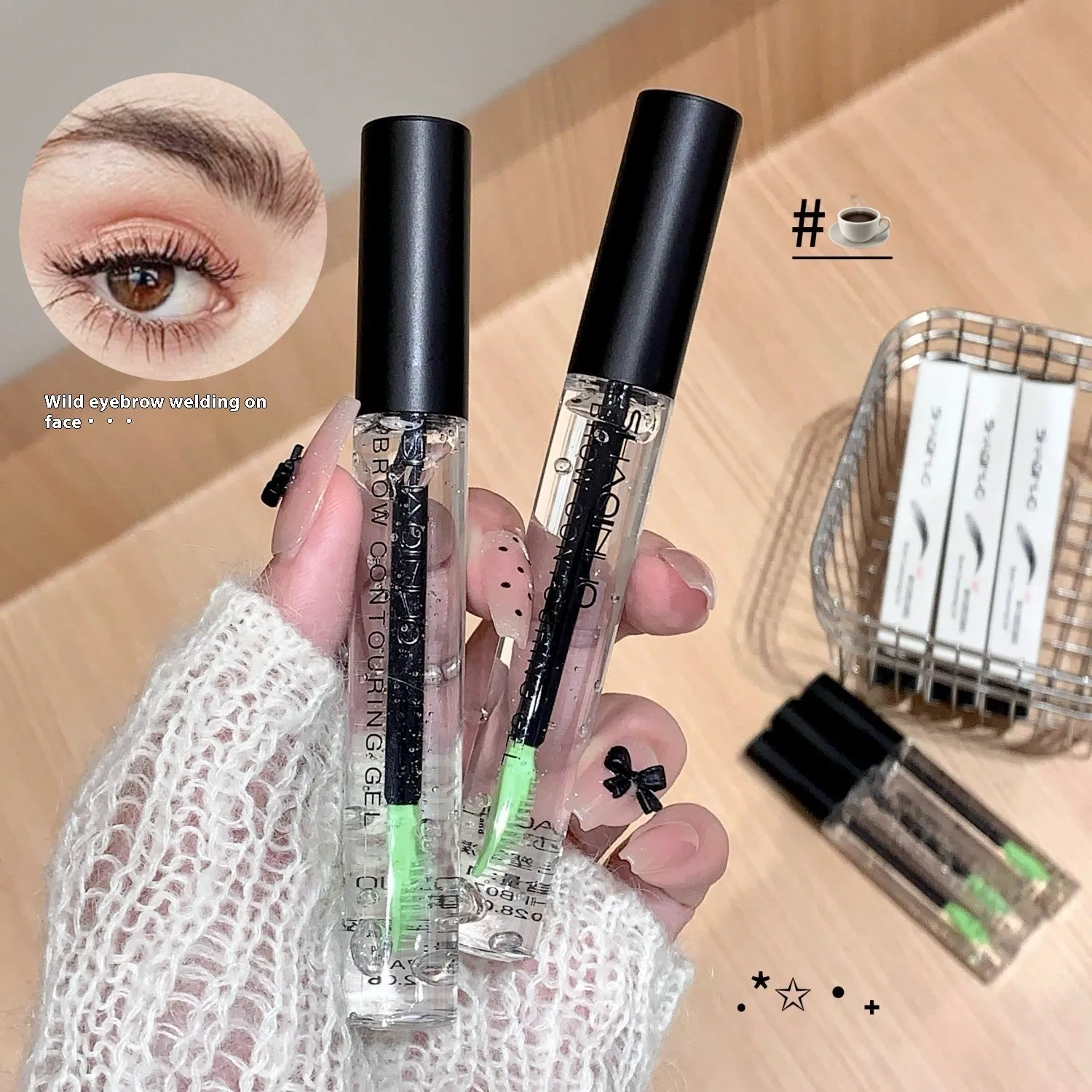 S9032 transparent waterproof eyebrow shaping raincoat in single style