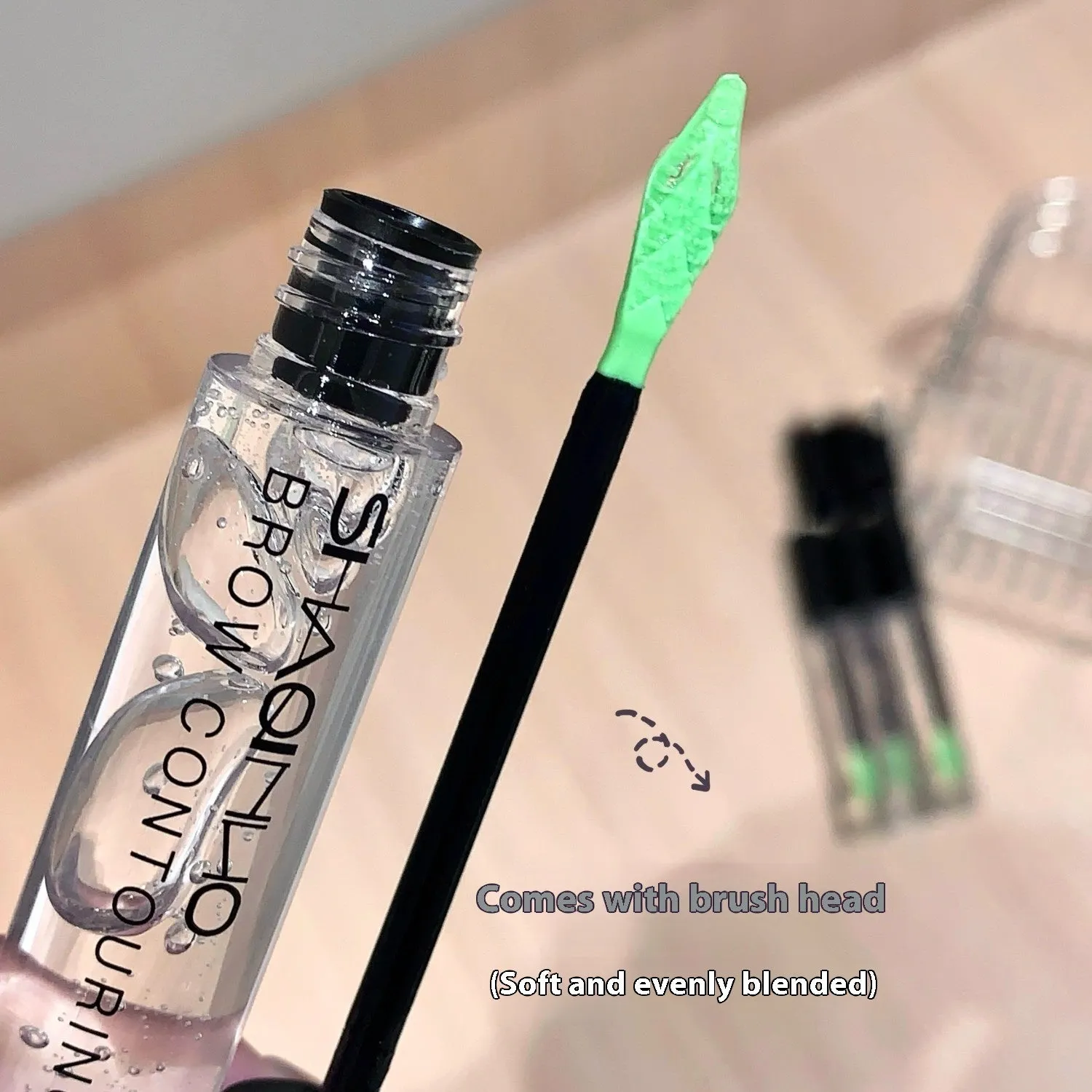 S9032 transparent waterproof eyebrow shaping raincoat in single style