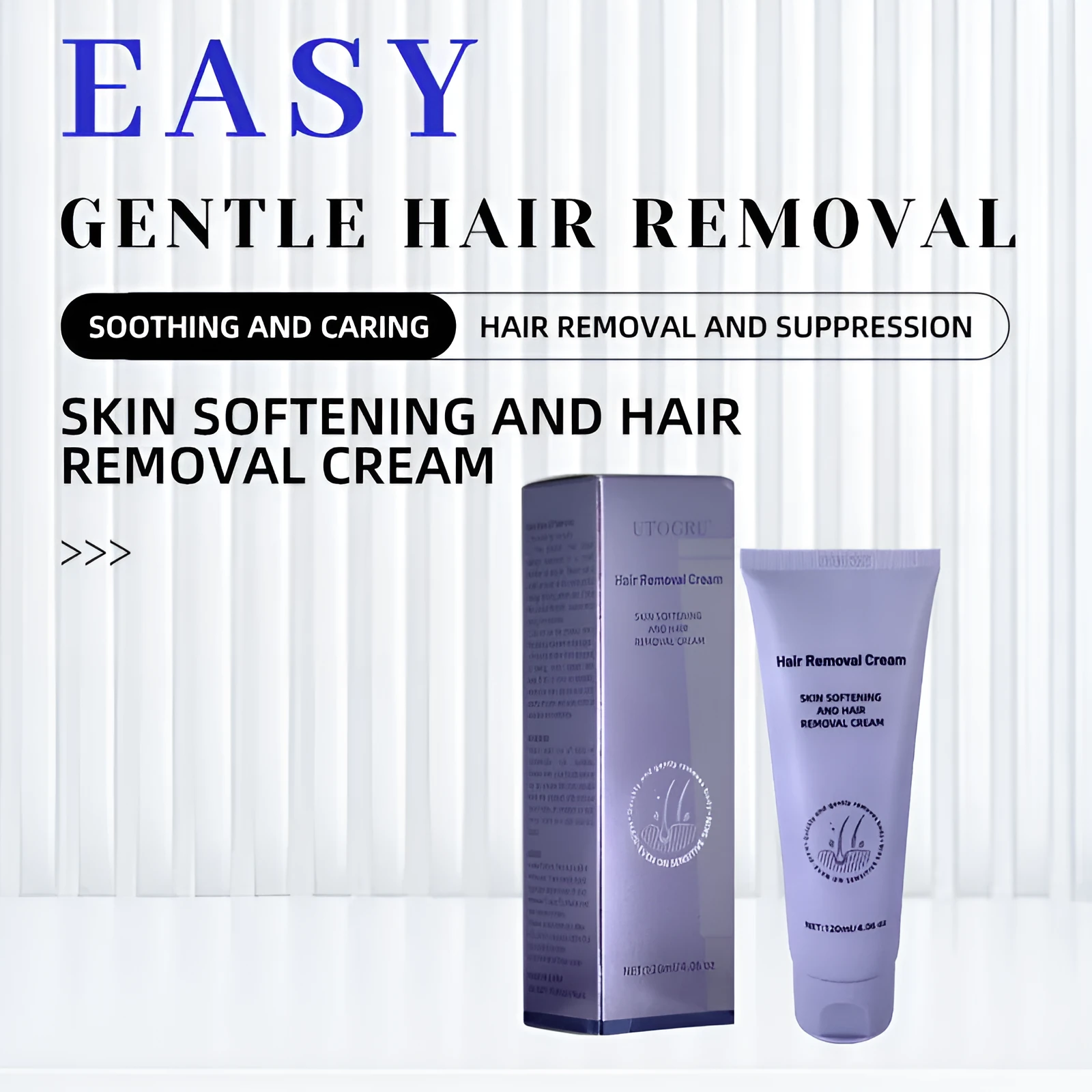 120g depilatory cream pot for leg face armpit arm hair removal suitable for all skin types