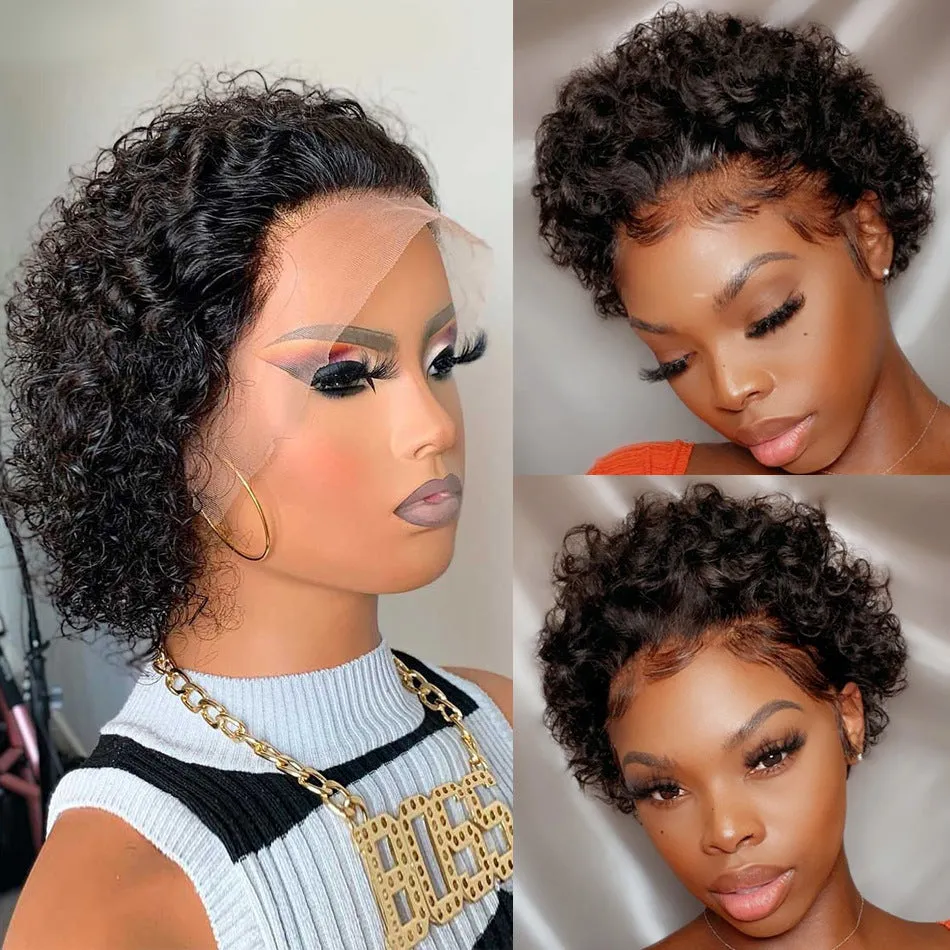 Black lace front hair cover with pre-plucked hairline and 100% human hair on a mannequin head.