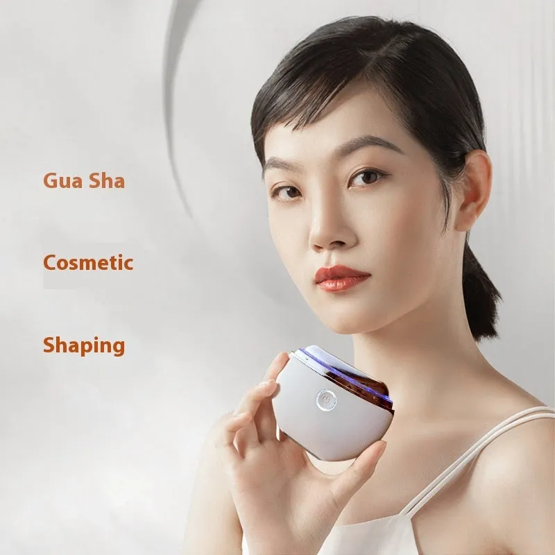 Household electric scraping and photon IPL beauty device in 2004 beauty instrument colour.