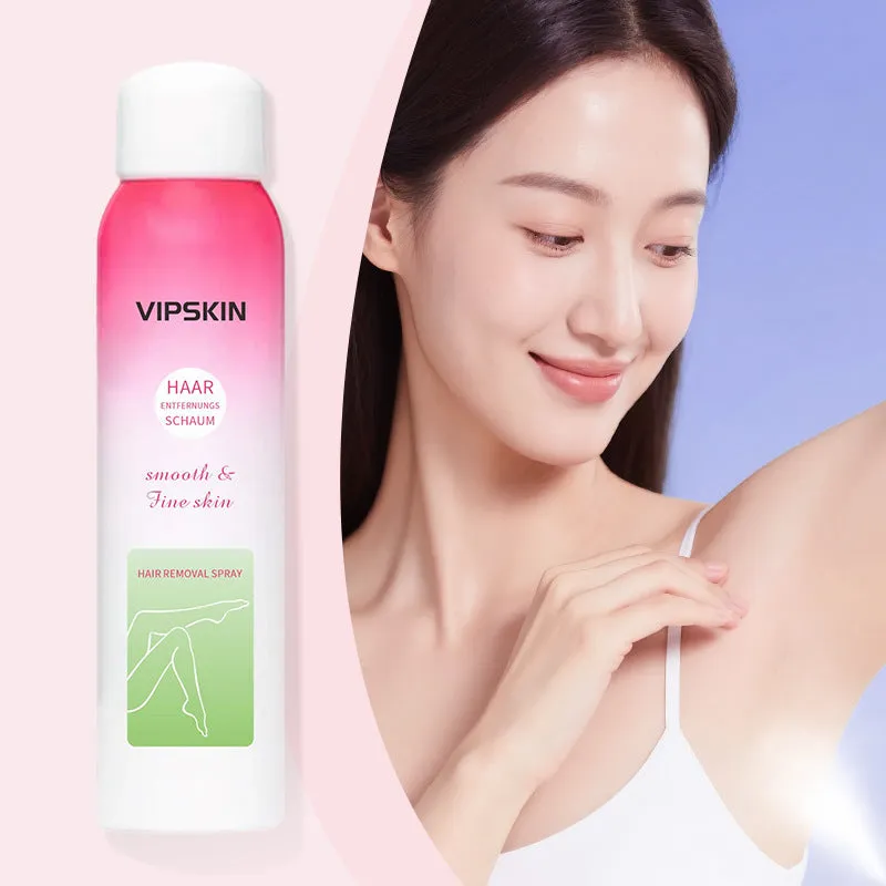 Mild non-irritating body hair removal spray 100ml in a compact bottle