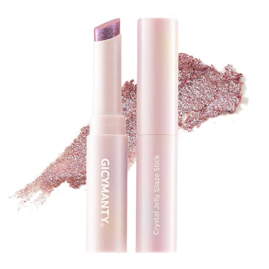 Jelly eye shadow stick in starlight pearlescent thin glittering formula, standard size, six colour options