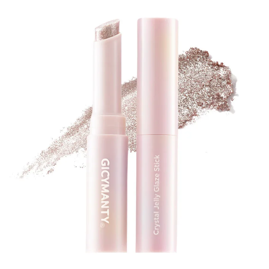 Jelly eye shadow stick in starlight pearlescent thin glittering formula, standard size, six colour options