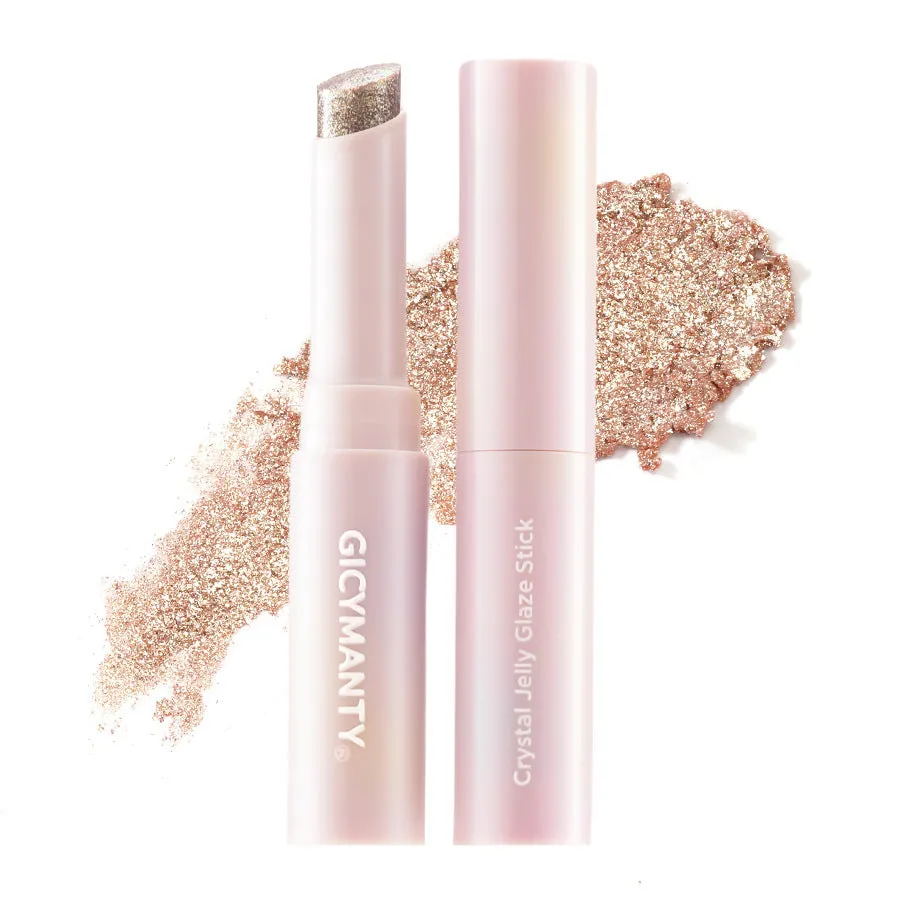 Jelly eye shadow stick in starlight pearlescent thin glittering formula, standard size, six colour options