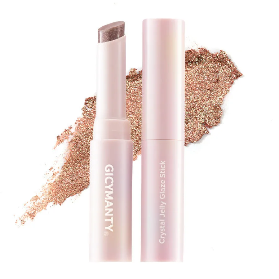 Jelly eye shadow stick in starlight pearlescent thin glittering formula, standard size, six colour options