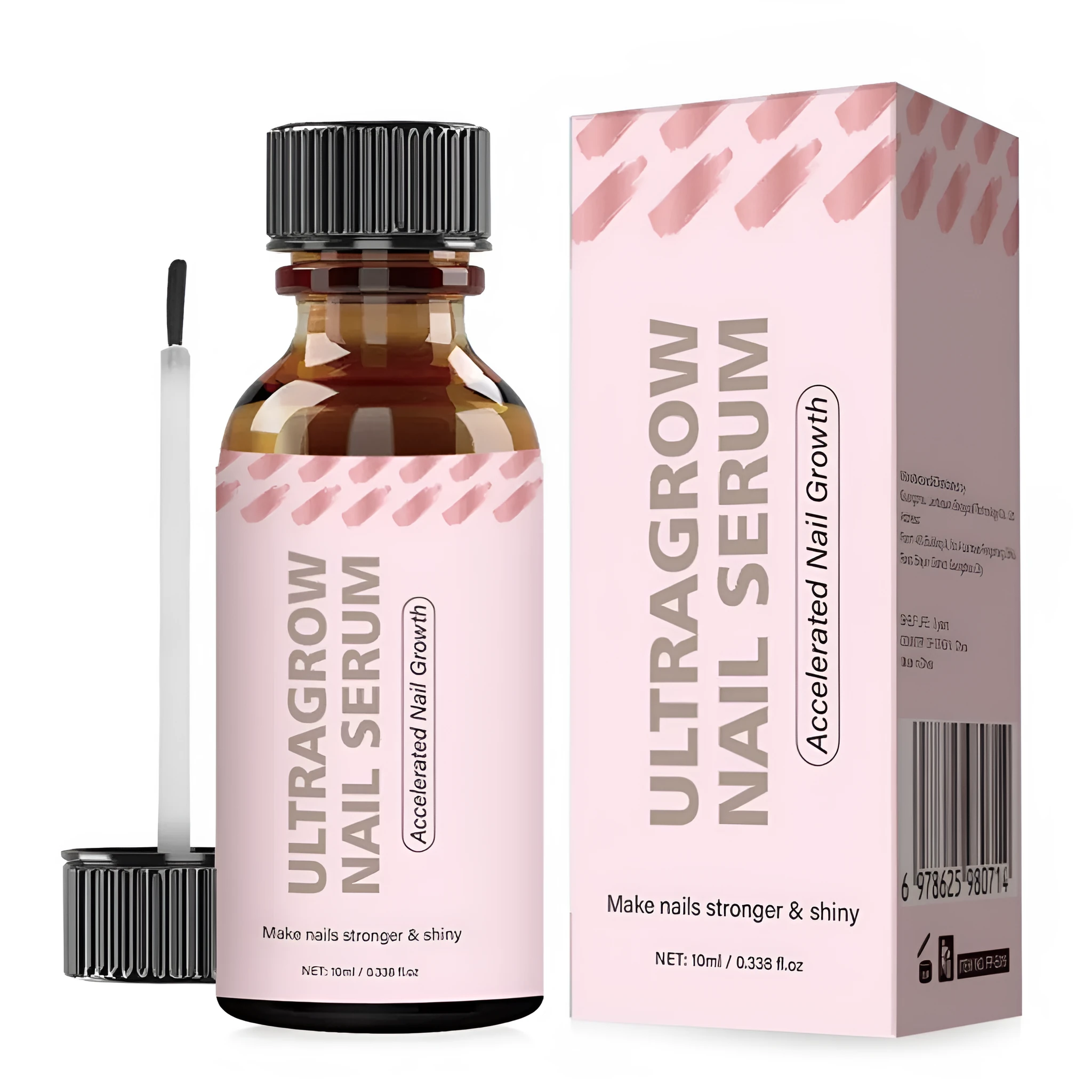 Super Growth Nail 10ml neutral packaging nail essence bottle for nail care treatment