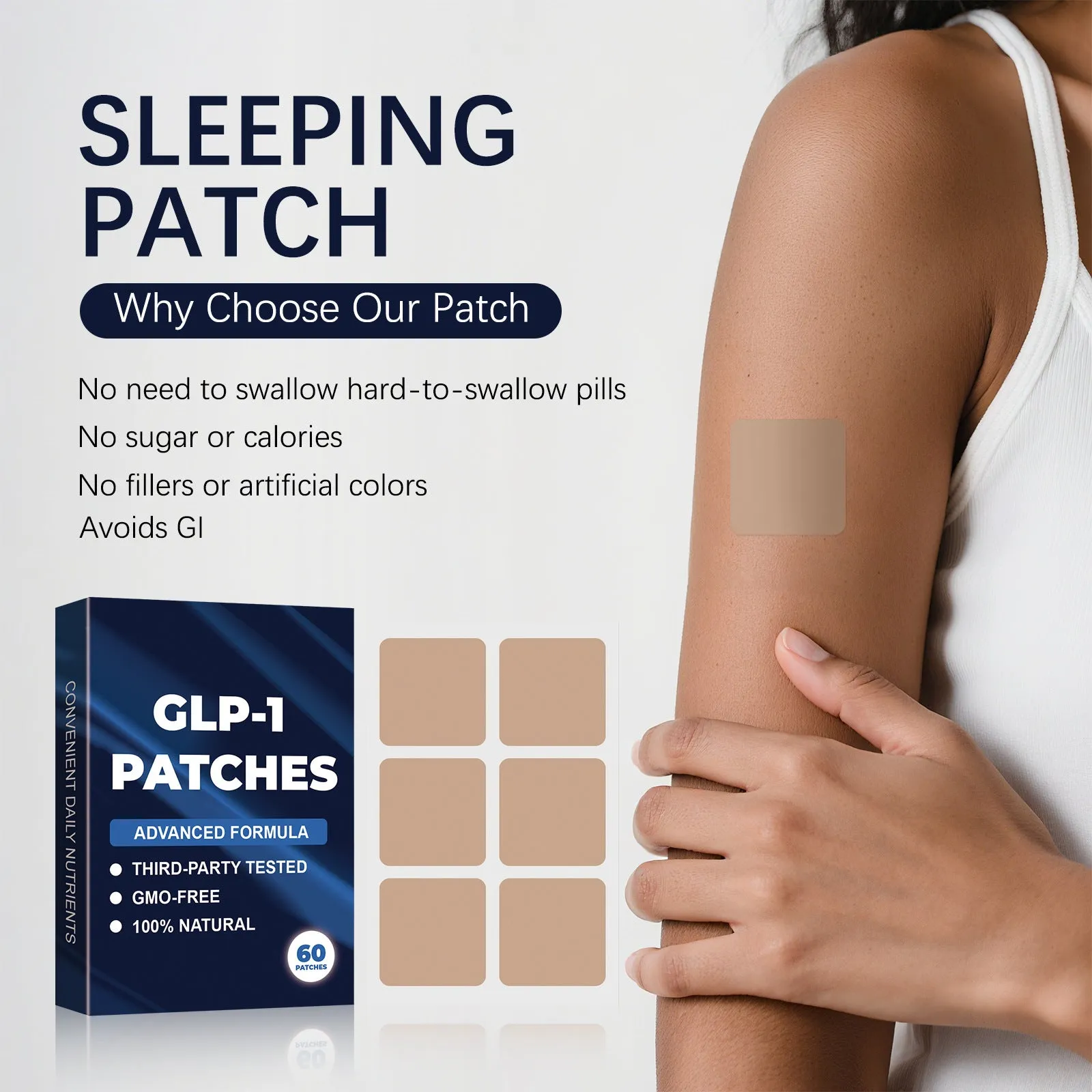 Pack of 60 sleep patch nursing patches for home use to improve mental strength