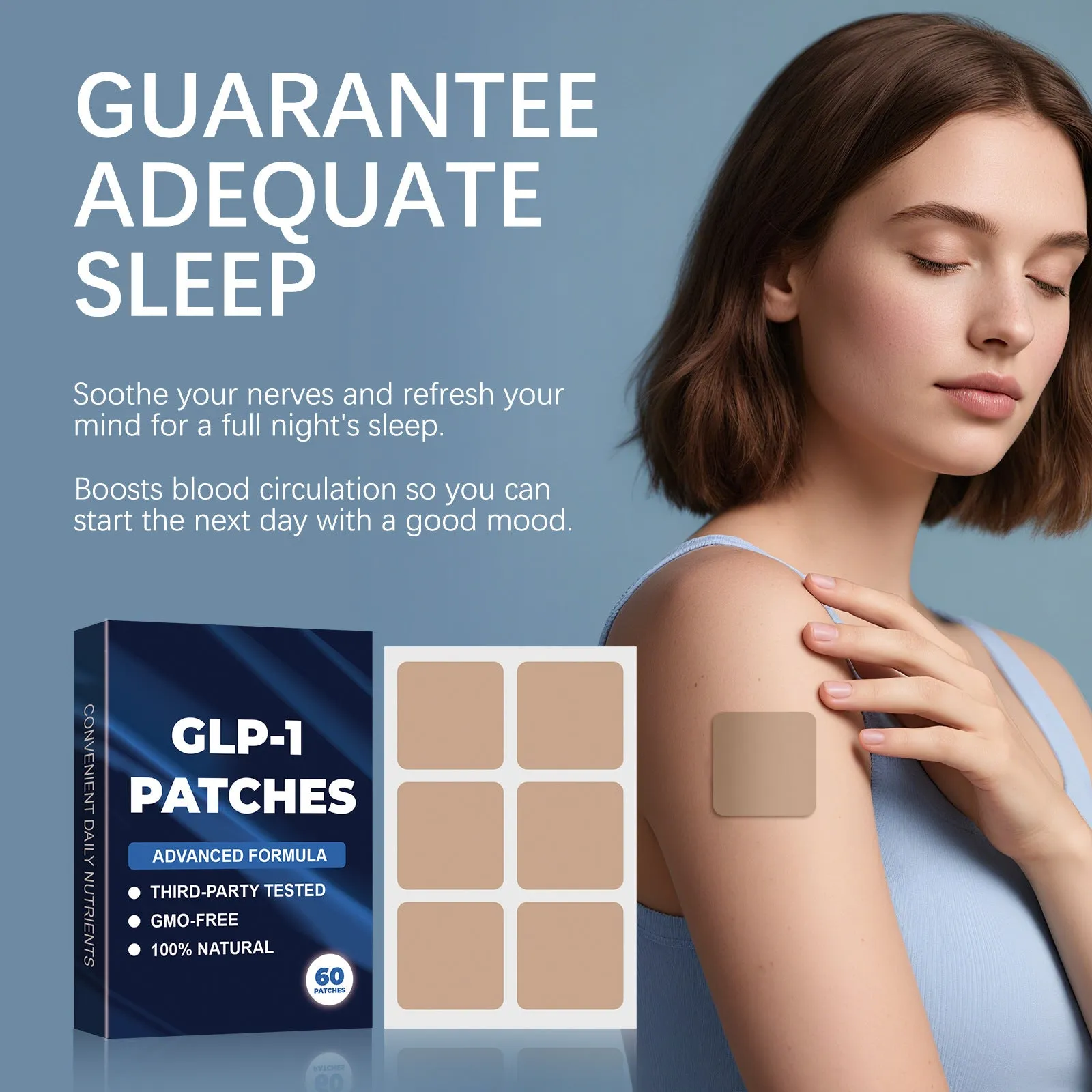 Pack of 60 sleep patch nursing patches for home use to improve mental strength