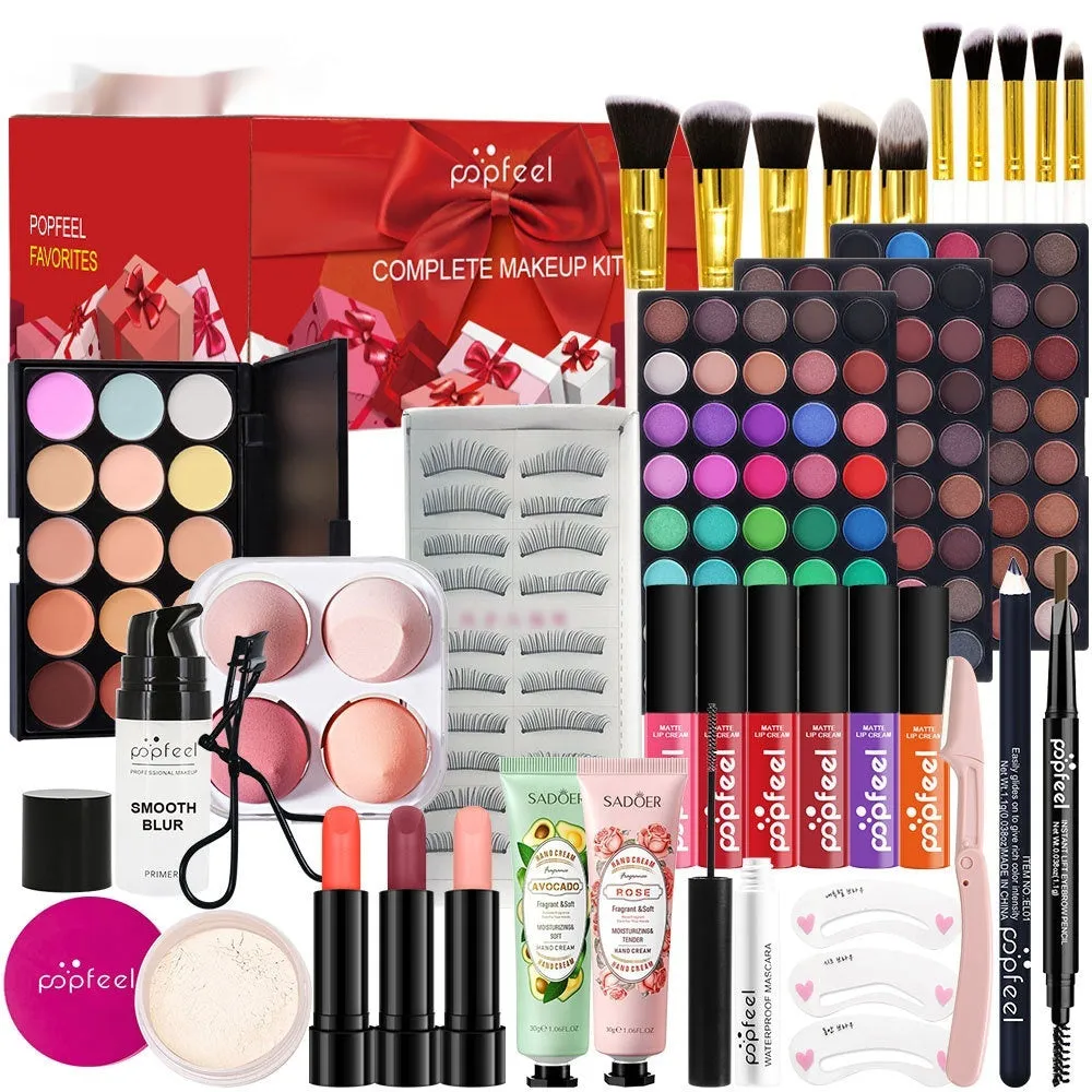POPFEEL Yuan Integrated Multifunctional Makeup Set in green mermaid colourway POP003E with packaging