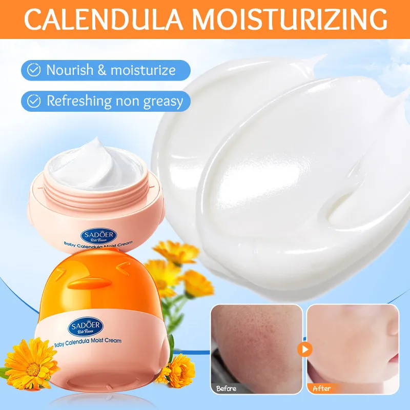 English Marigold Children's Moisturizing Facial Cream 50g pot for universal skin types