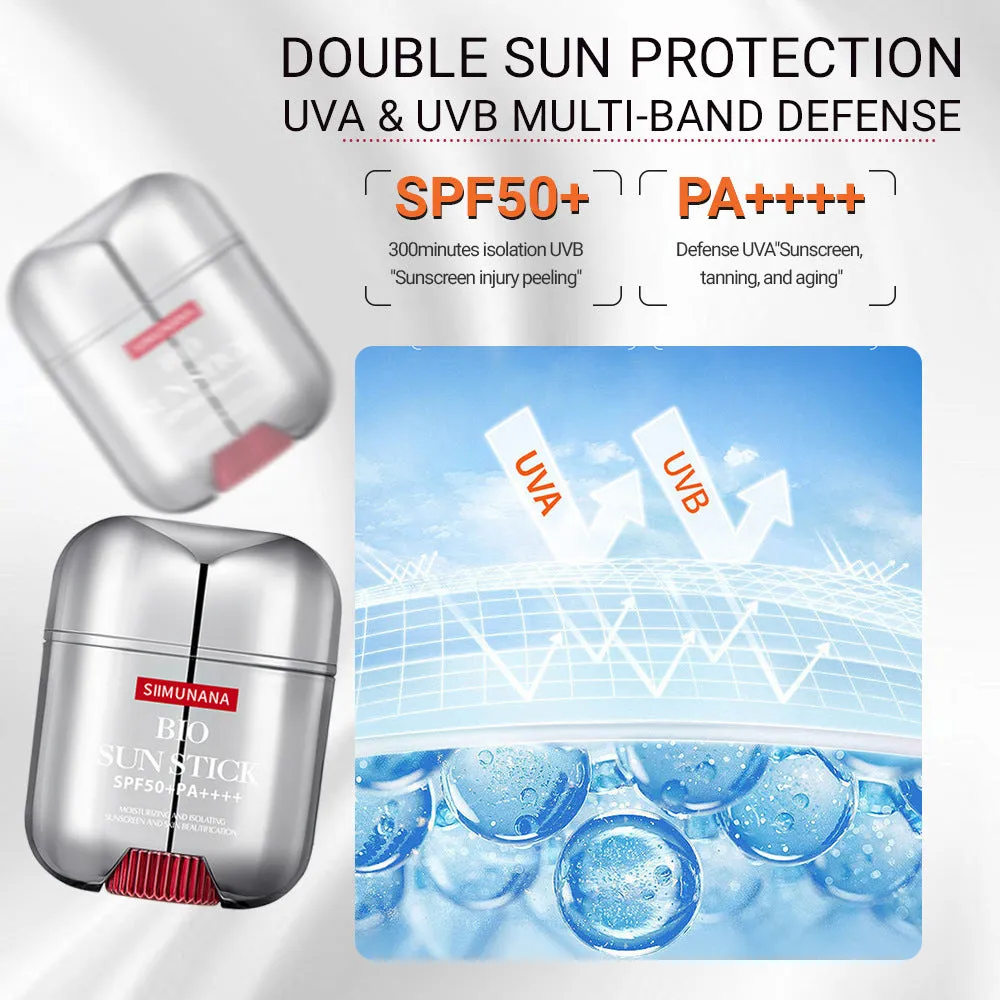 Protective stick UV protection moisturising model 1481 with titanium dioxide and beeswax in stick packaging