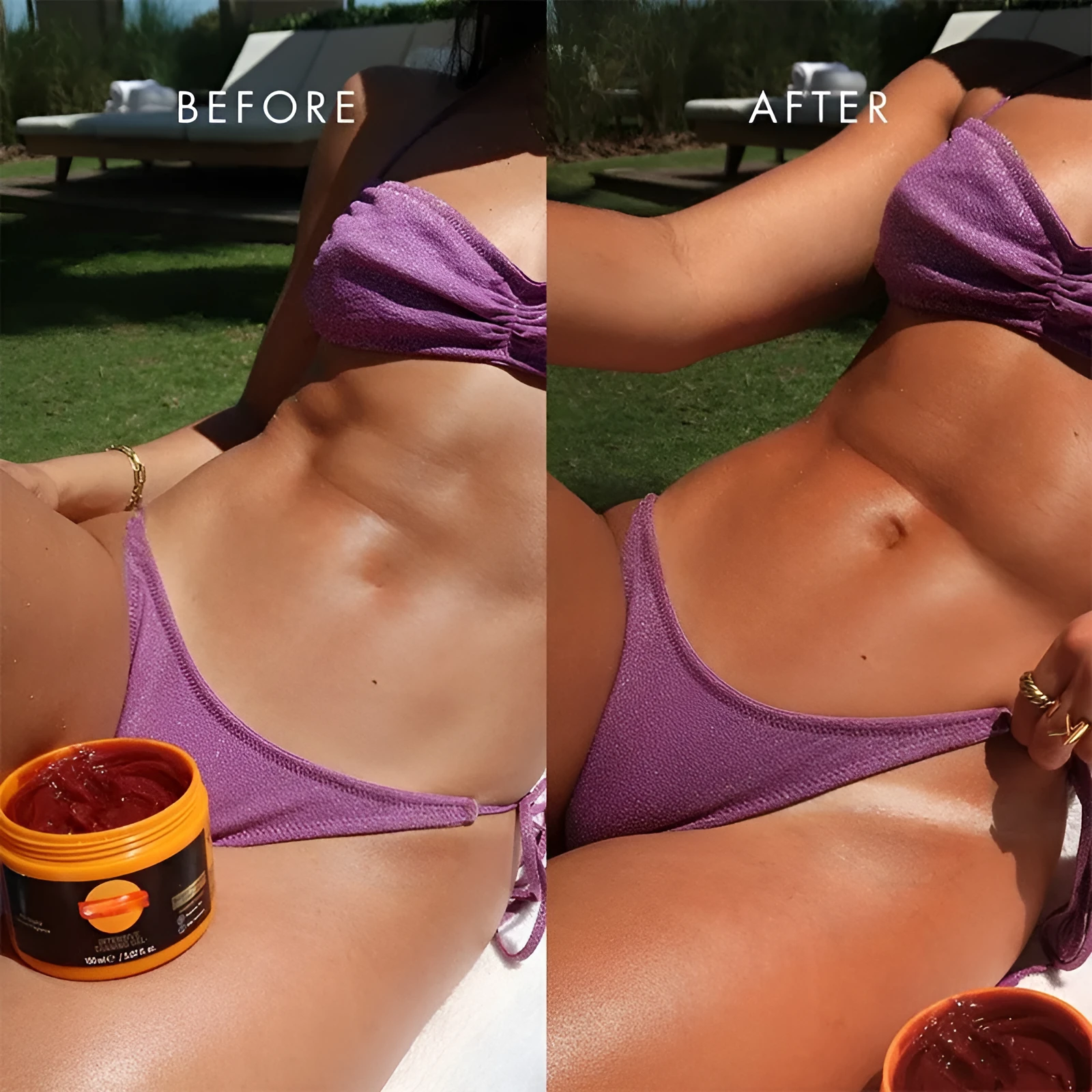 Sun tanning gel black cream lotion 150g in brown and orange colour options