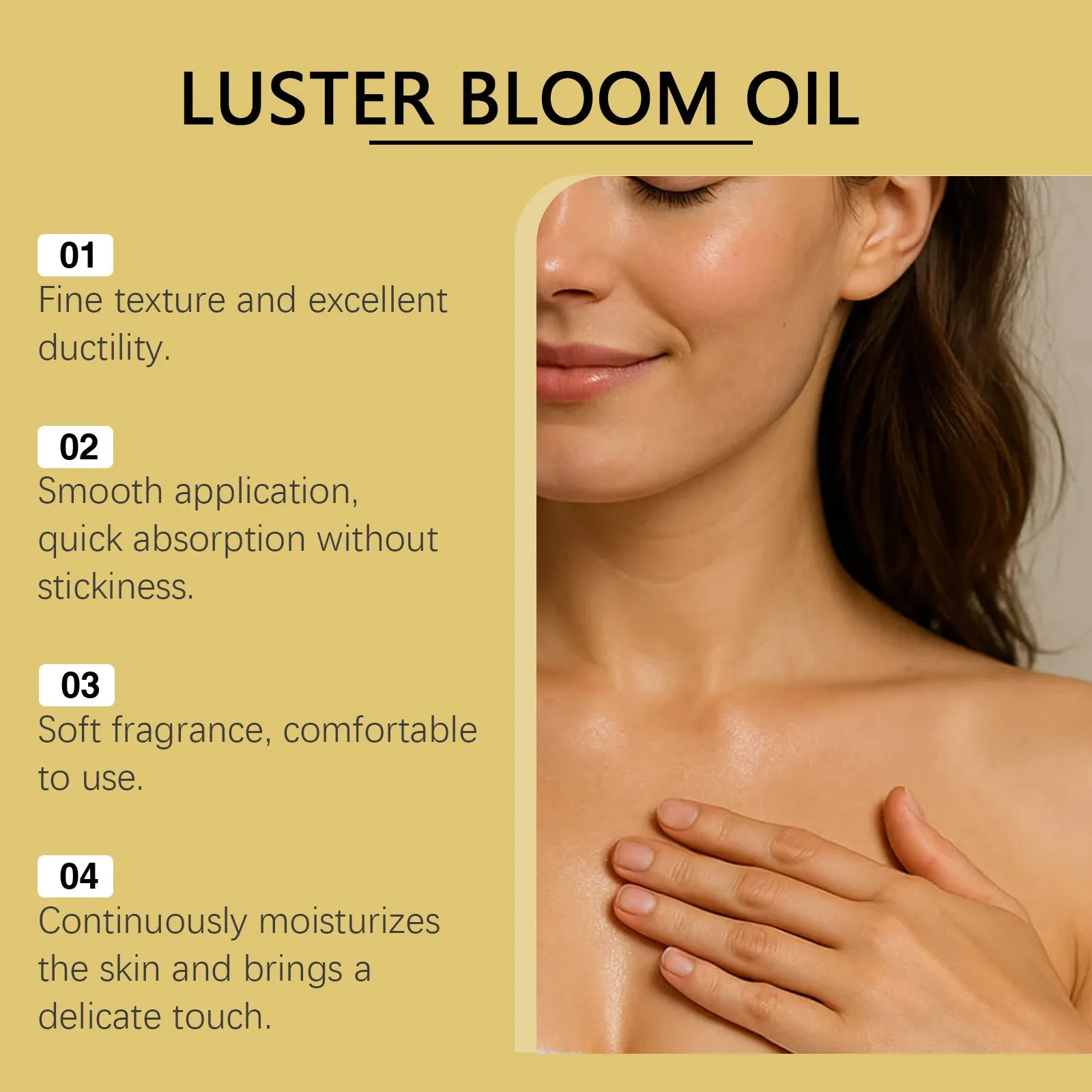 Soft Daily Elastic Moisturizing Body Oil with vitamin E and hyaluronic acid in a 100ml bottle