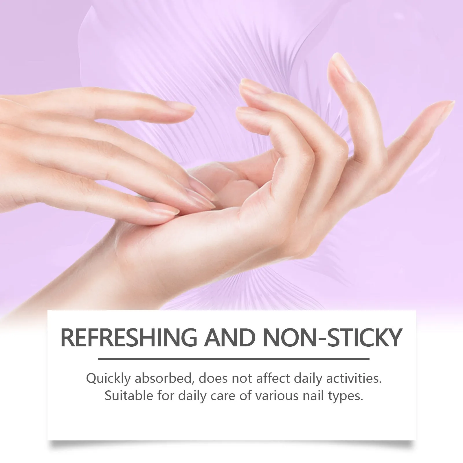 30ml nail care solution bottle with ginger and tea tree active ingredients for daily nail treatment