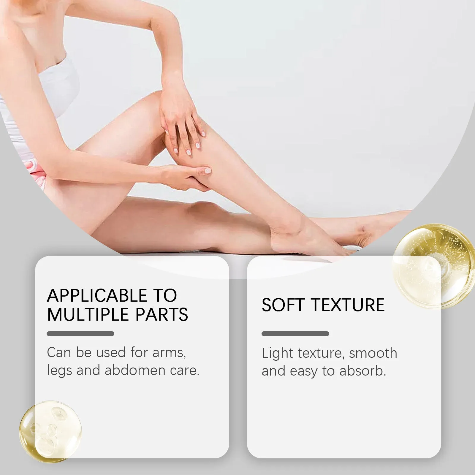 Moisturizing massage oil 100ml bottle with collagen, vitamin E, and natural extracts