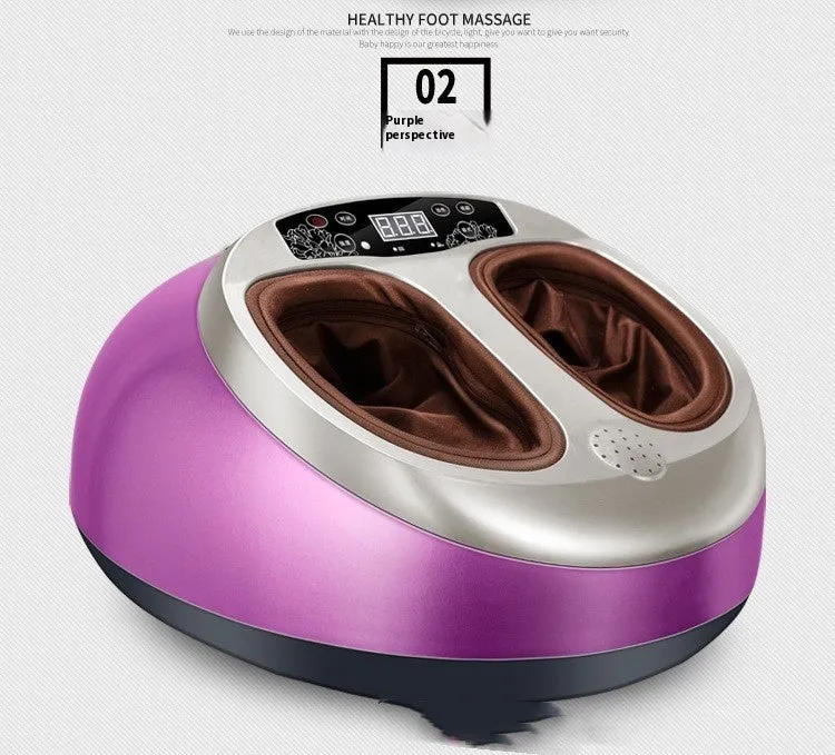 Elderly infrared electric foot massager with remote control in Champagne Gold, 45x37x26cm