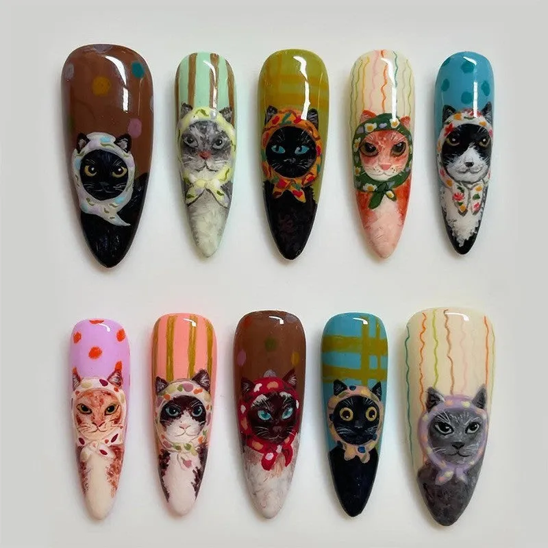 Women's three-dimensional flower butterfly love nail sticker plastic self-adhesive 30 bits per box multiple colours