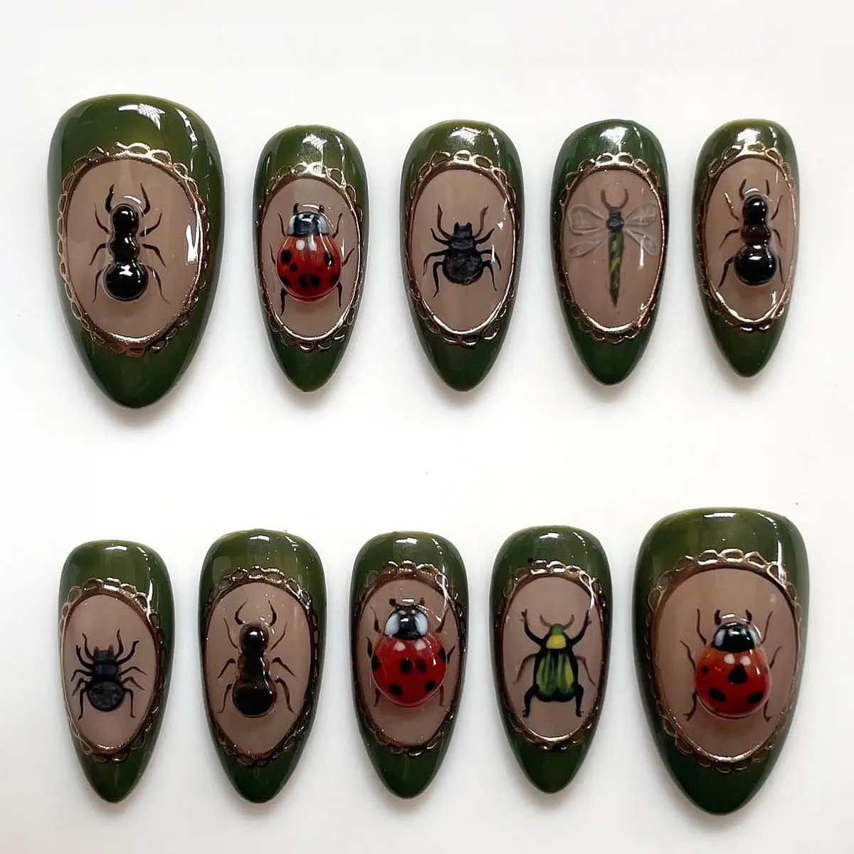 Women's three-dimensional flower butterfly love nail sticker plastic self-adhesive 30 bits per box multiple colours