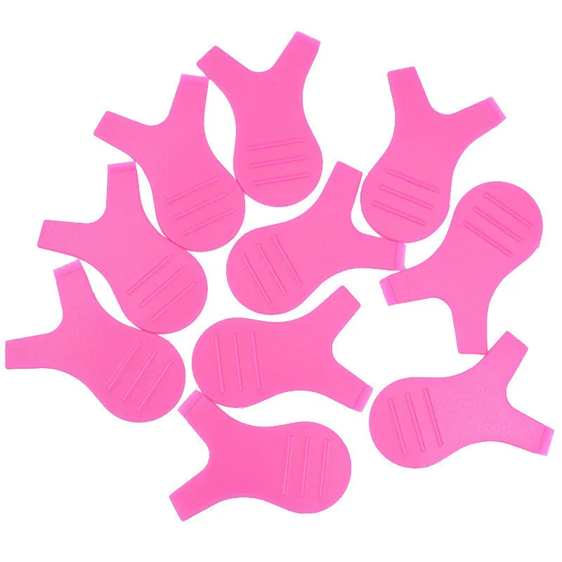 Silicone gasket set for eyelash planting false eyelash aid tool blue green pink rose red transparent
