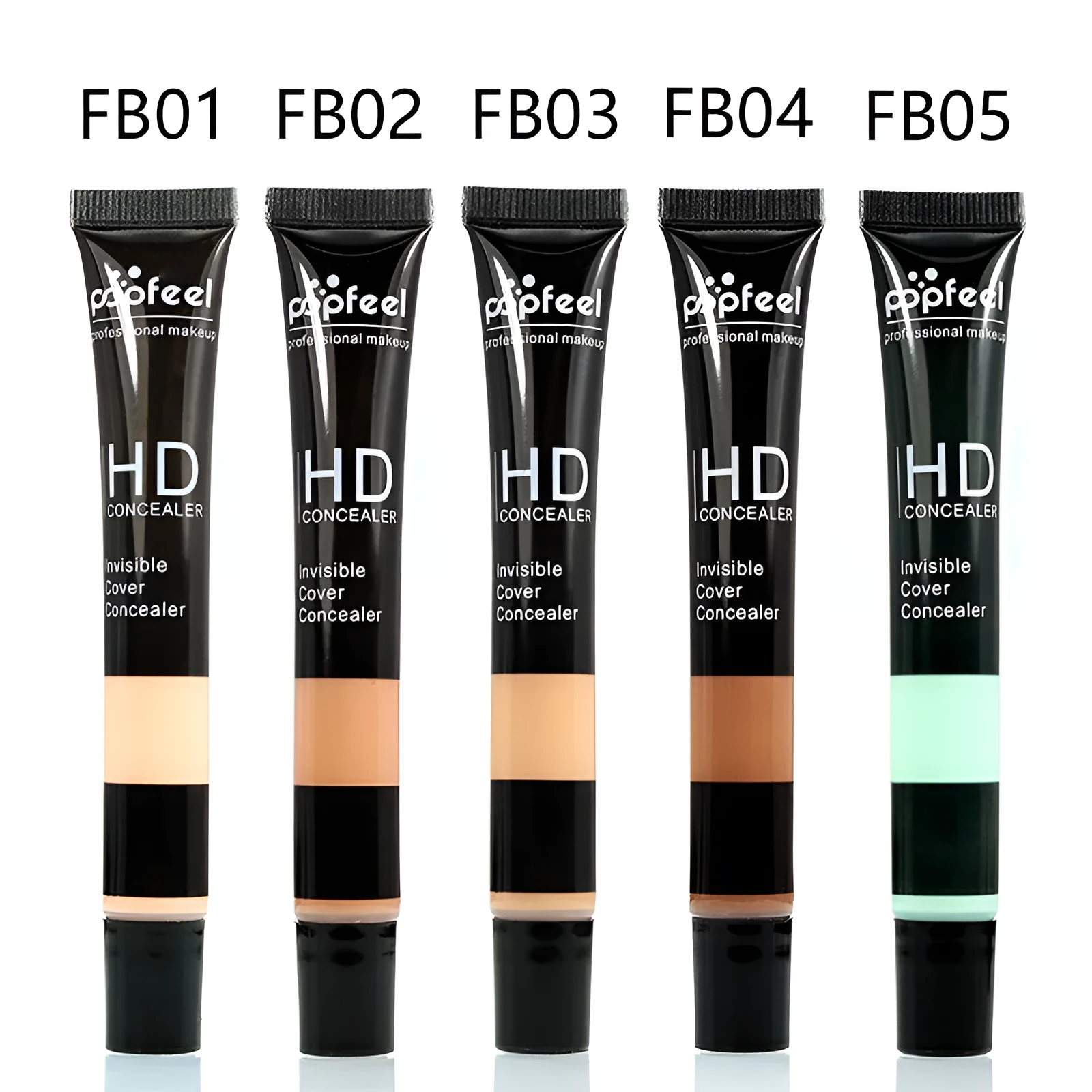 Pro concealer makeup with high gloss repair volume no flaw coverage in 5 colours