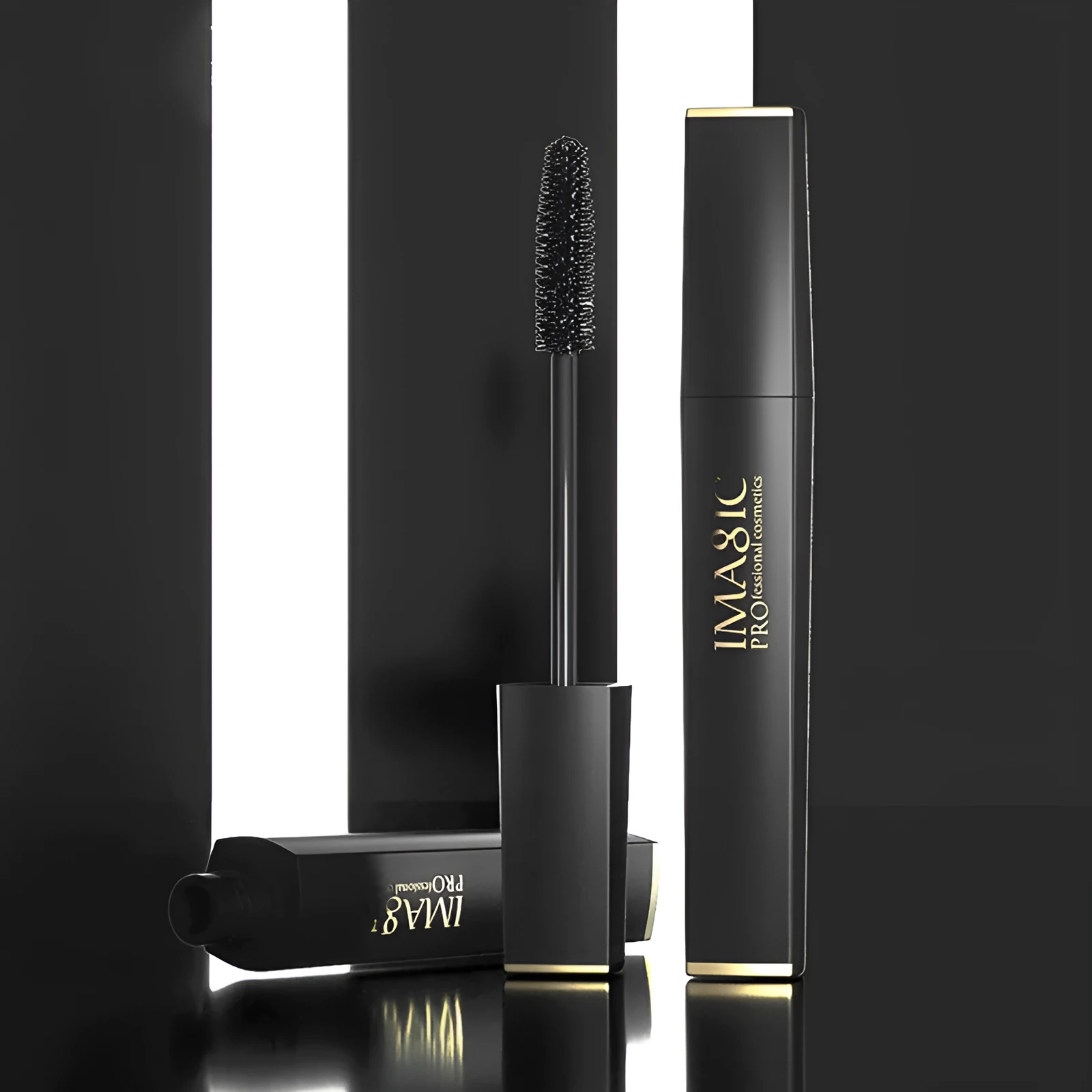 IMAGIC waterproof long-lasting mascara 8g black tube with thin brush head