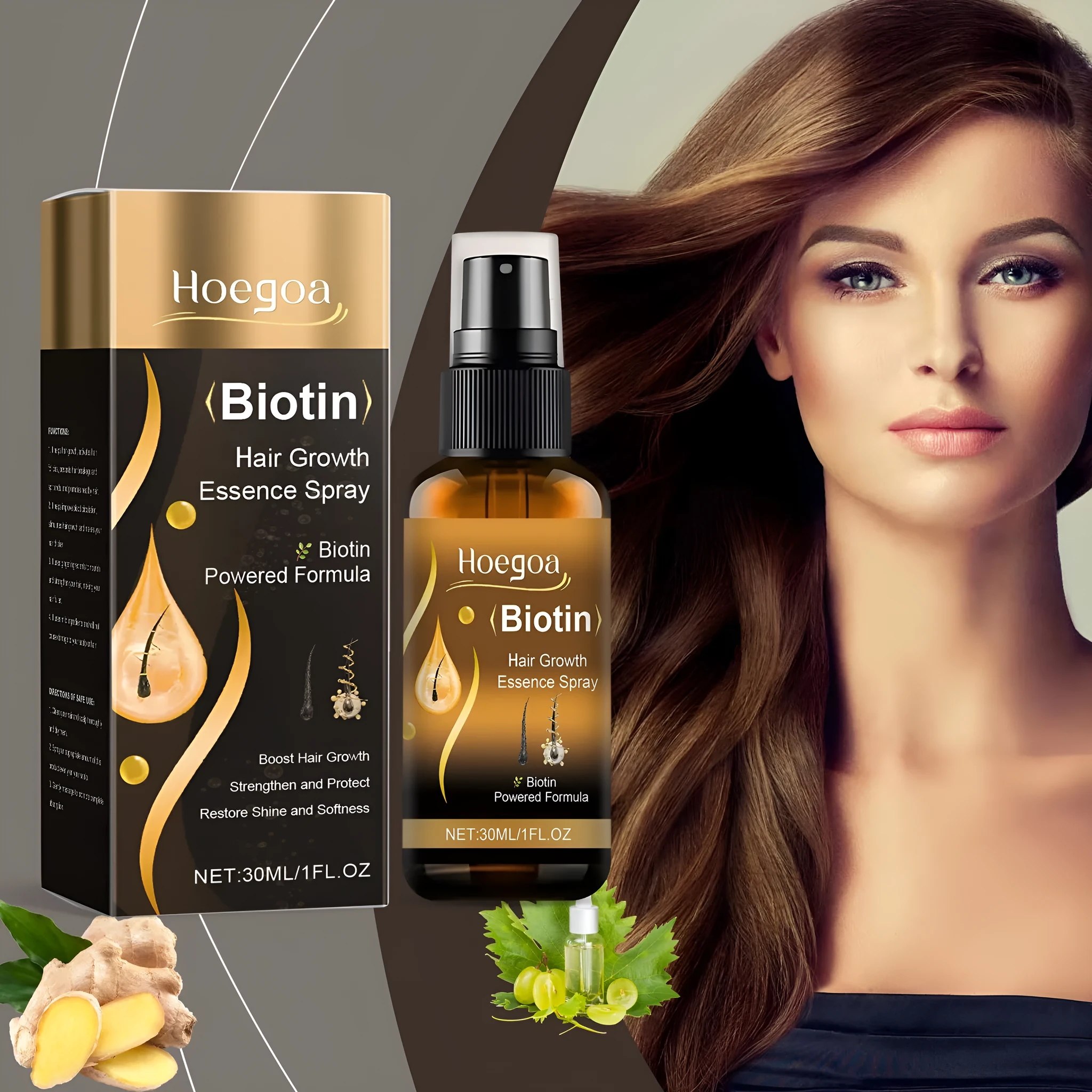 Hair Care Spray Tough Hair 30ml bottle with conditioning formula
