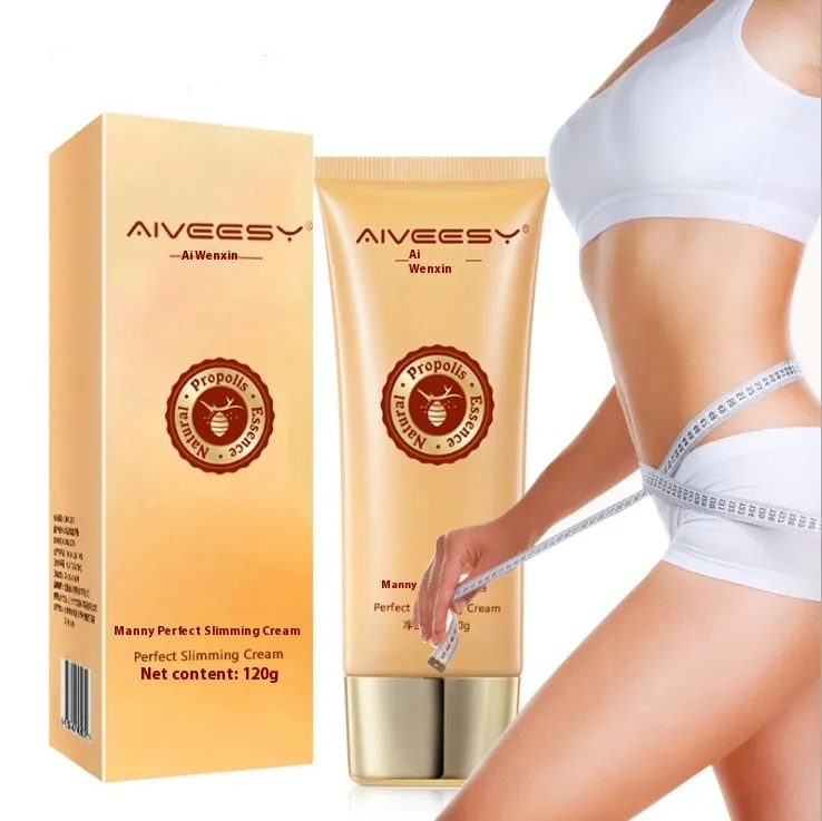 Slimming cream jar 120g with sea bream and witch hazel for topical body firming treatment