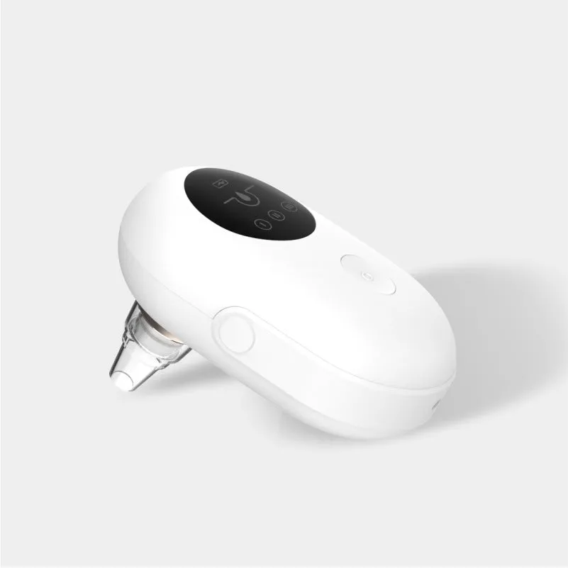 Rechargeable blackhead electric cleanser in gold for deep facial cleaning and acne treatment at home
