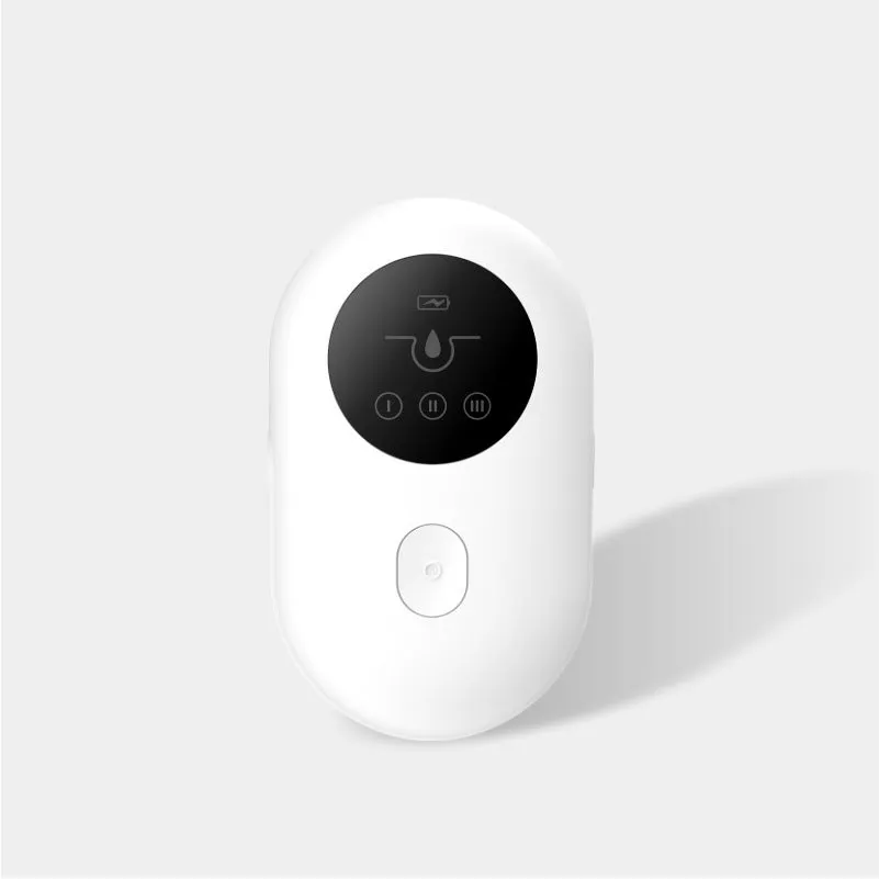 Rechargeable blackhead electric cleanser in gold for deep facial cleaning and acne treatment at home