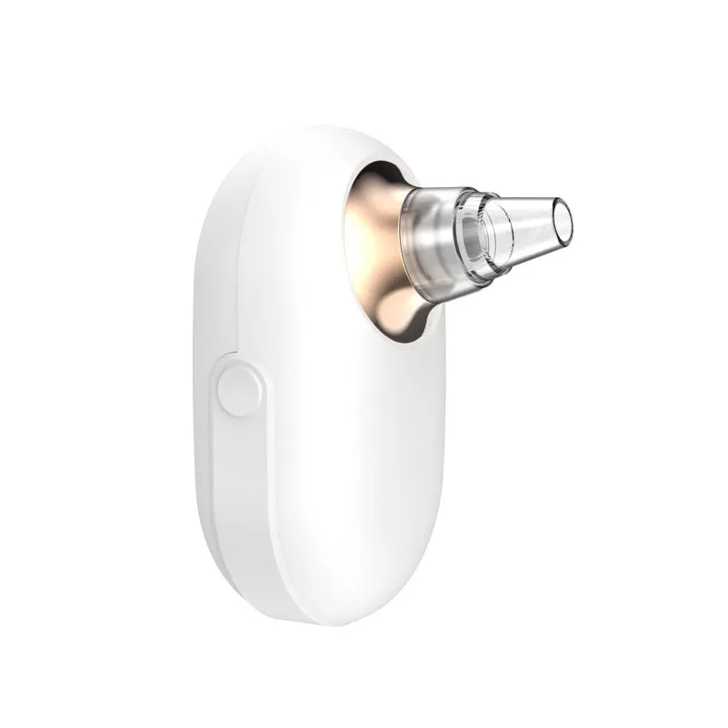 Rechargeable blackhead electric cleanser in gold for deep facial cleaning and acne treatment at home