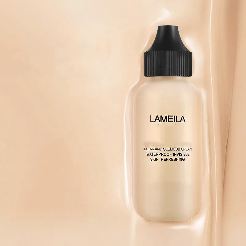 Small bottle liquid foundation BB cream for female lasting moisturising oil control 50ml three colour options
