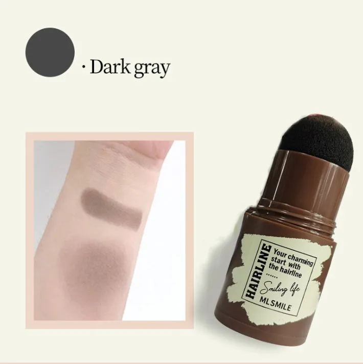 Brow stamp shaping kit with waterproof eyebrow stamp, contouring stick, and 24 eyebrow cards in black and brown shades