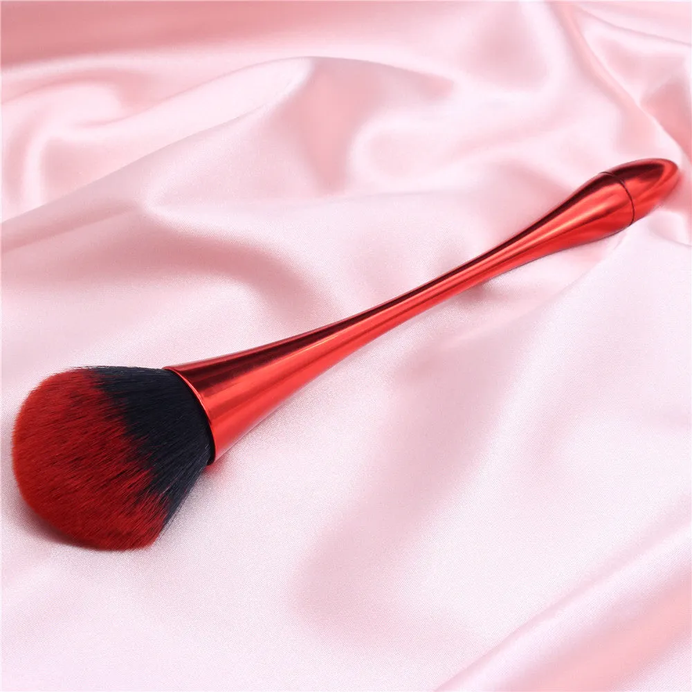 Special shape sponge cosmetic puff in Red for flawless foundation application 20.5cm length