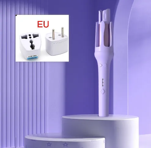 White and Chigo brand automatic hair curler with a 32mm barrel on a table.
