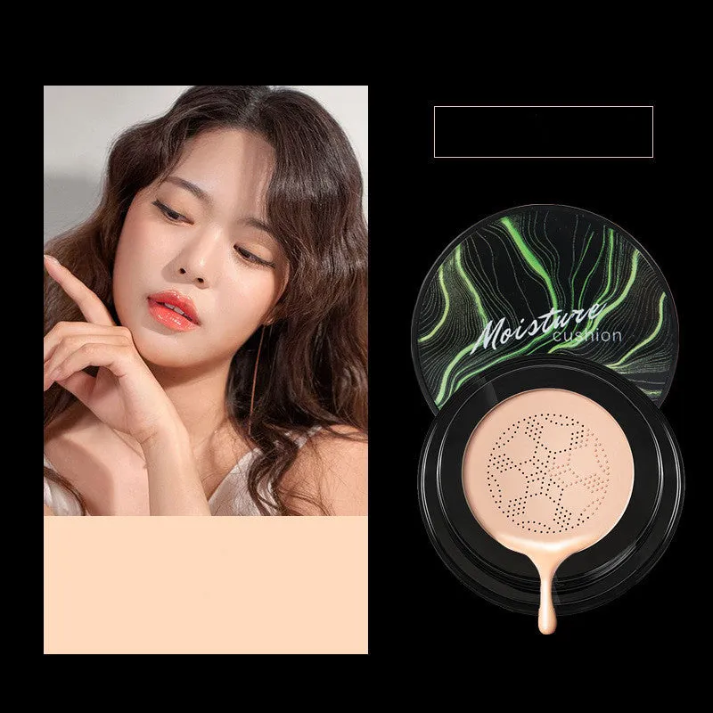 Air cushion BB cream with mushroom sponge in compact case, Ivory 01 shade