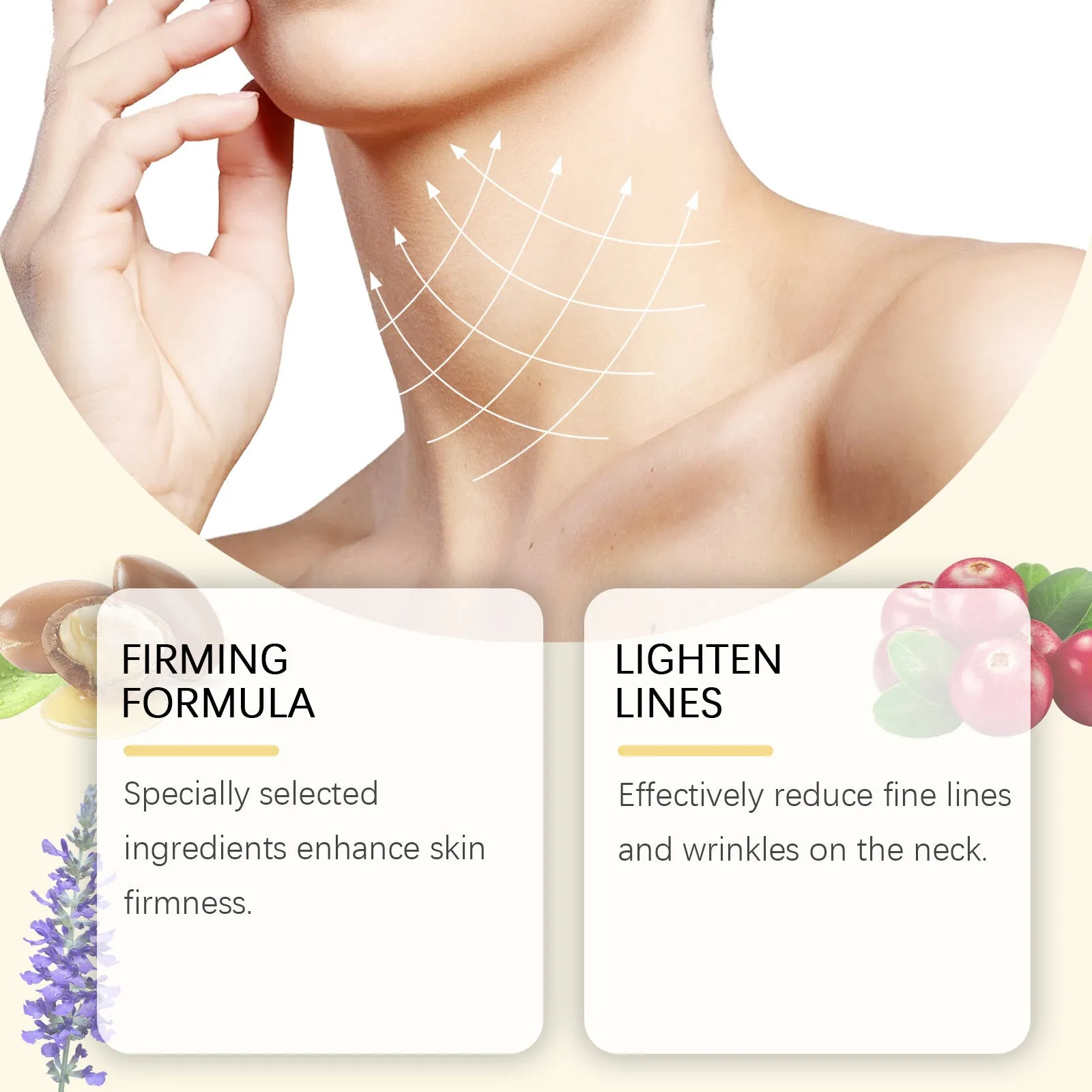 Care For Neck Skin Neck Cream 50g in compact jar with shea butter and peptides