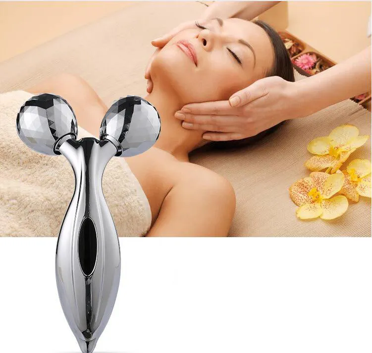 3D Roller Massager handheld deep tissue massager with USB charging cable for back neck shoulder leg pain relief