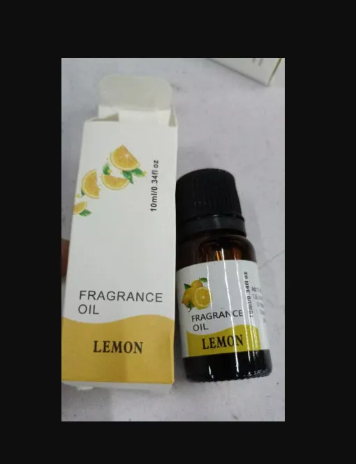 Handcrafted 10ml aromatherapy scented candle in cylindrical shape with essential oil blend