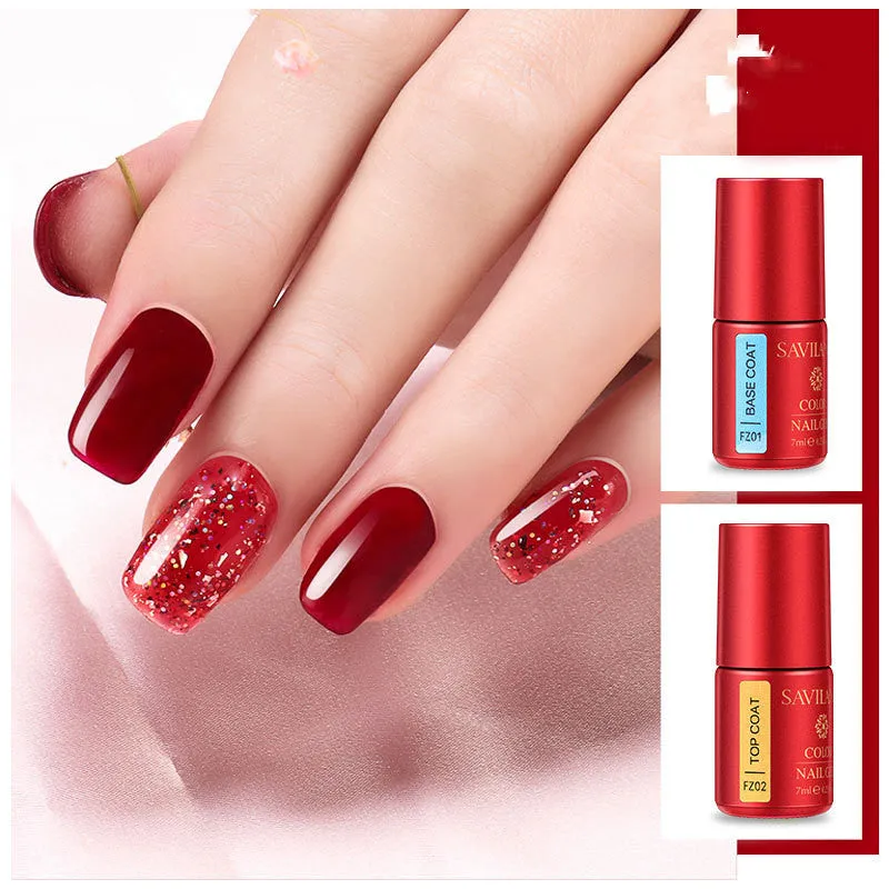 7ml transparent resin phototherapy glue bottle for UV gel nails with frosted bottom seal