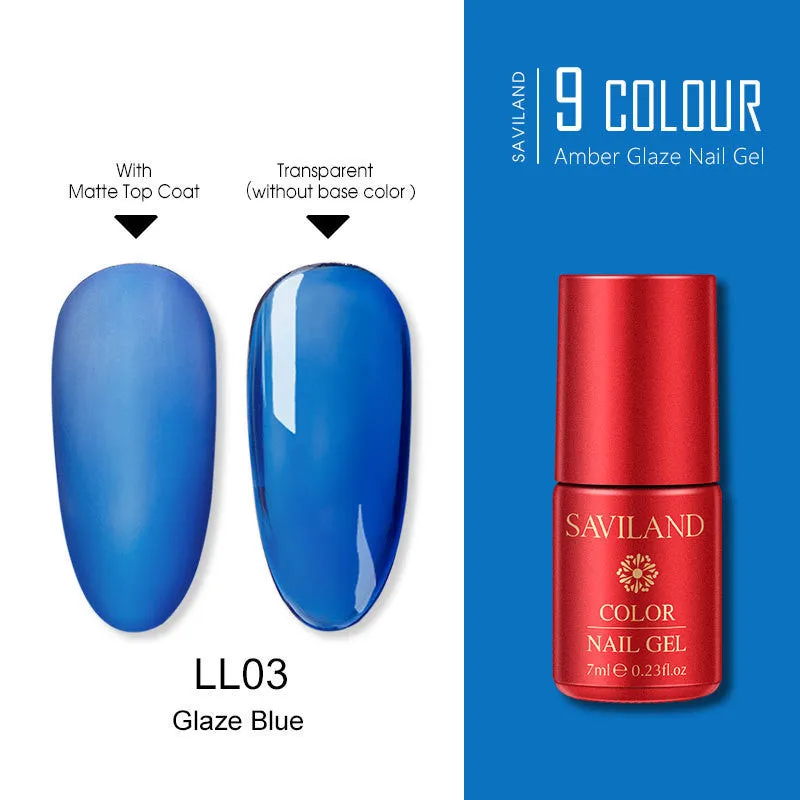 7ml transparent resin phototherapy glue bottle for UV gel nails with frosted bottom seal