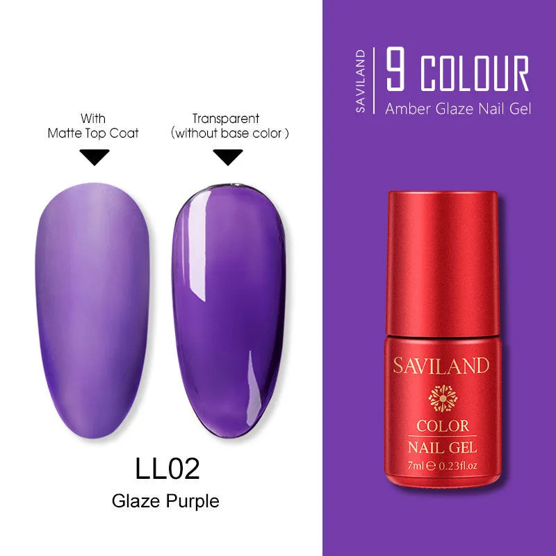 7ml transparent resin phototherapy glue bottle for UV gel nails with frosted bottom seal