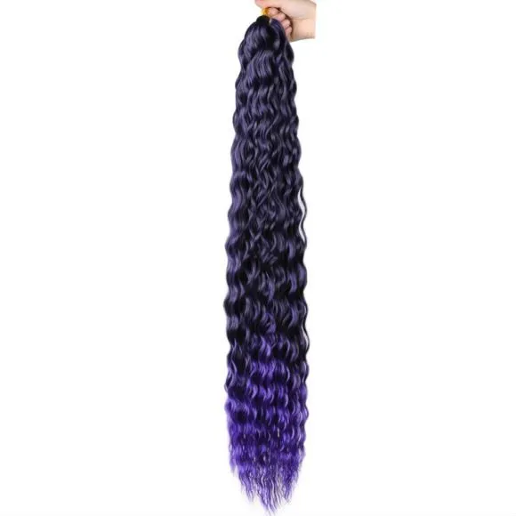 European and American style 32-inch Russian chemical fiber wig in multiple colours, high temperature wire, machine-made, lightweight 100g