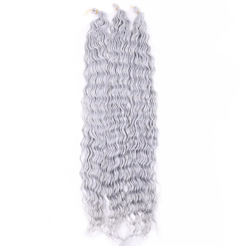 European and American style 32-inch Russian chemical fiber wig in multiple colours, high temperature wire, machine-made, lightweight 100g