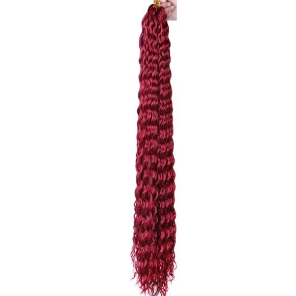 European and American style 32-inch Russian chemical fiber wig in multiple colours, high temperature wire, machine-made, lightweight 100g