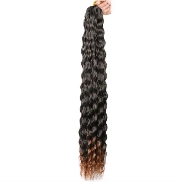 European and American style 32-inch Russian chemical fiber wig in multiple colours, high temperature wire, machine-made, lightweight 100g