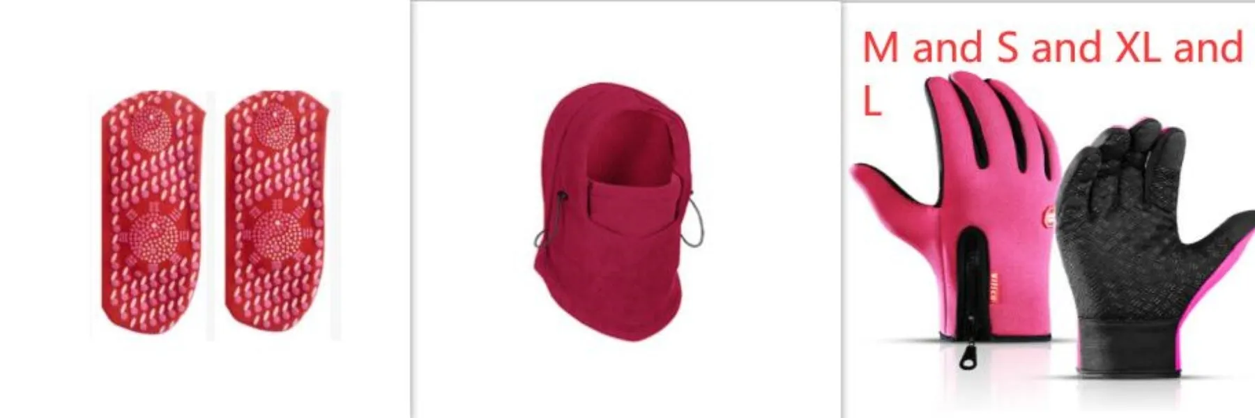 Unisex windproof fleece hat with face mask and neck guard in black