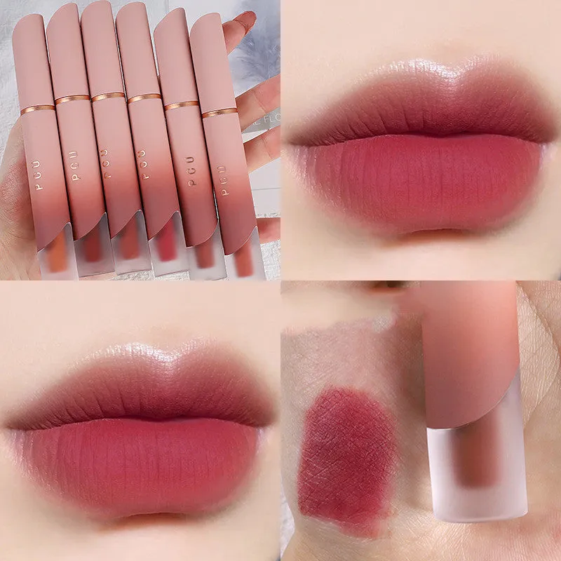 Lip And Cheek Blush in White Peach Cheese shade with velvet matte finish